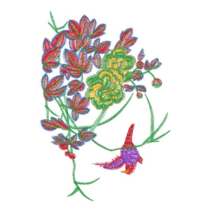 美丽花鸟