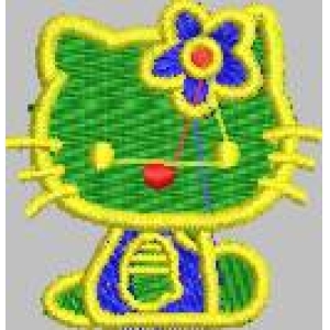 刺绣凯蒂猫头像