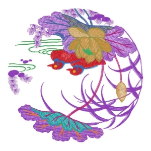 莲花鸳鸯