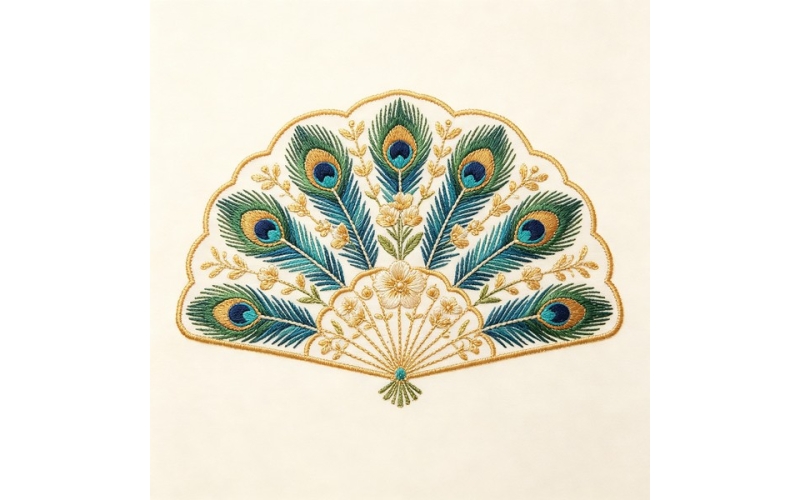 扇形花片