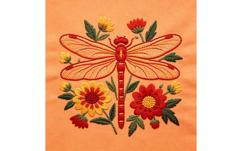 蜻蜓形花片_天人菊