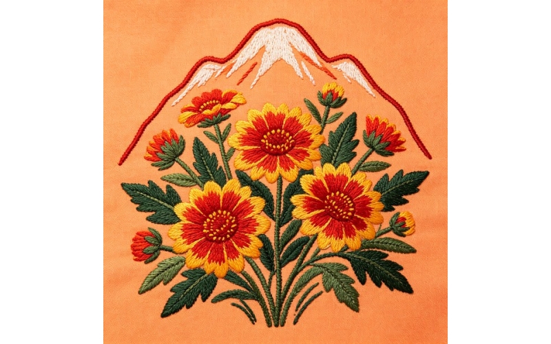 山形花片_天人菊