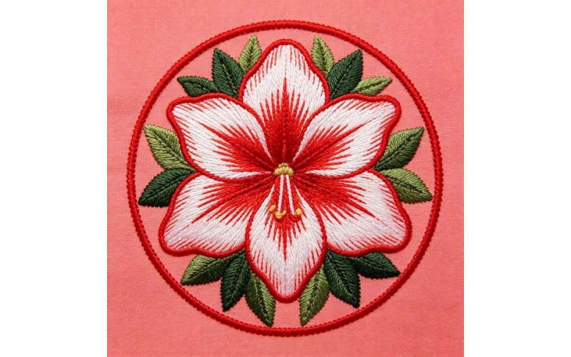 花瓣圆环花朵贴片