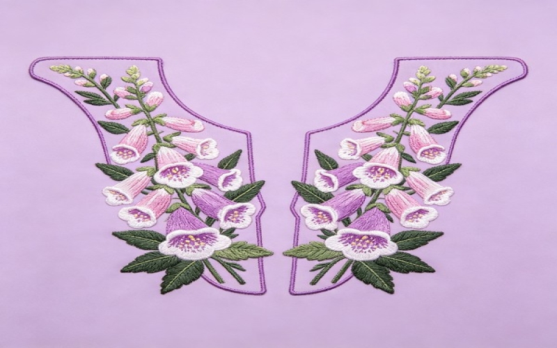 戈形对领花
