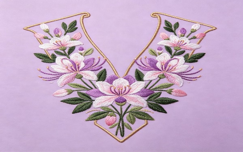 爵形领花