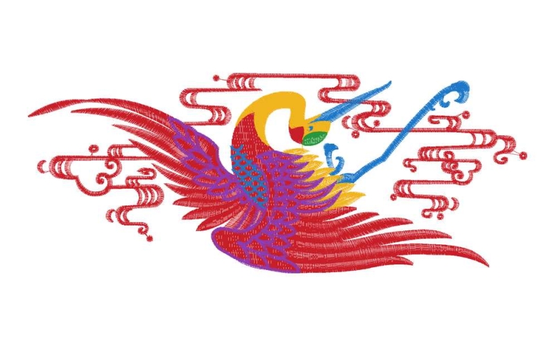 仙鹤图案