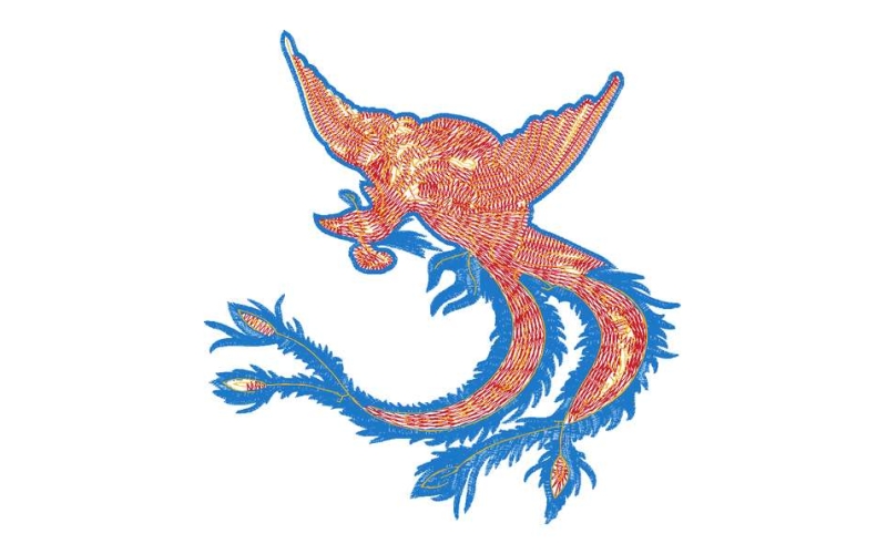 凤凰珠绣