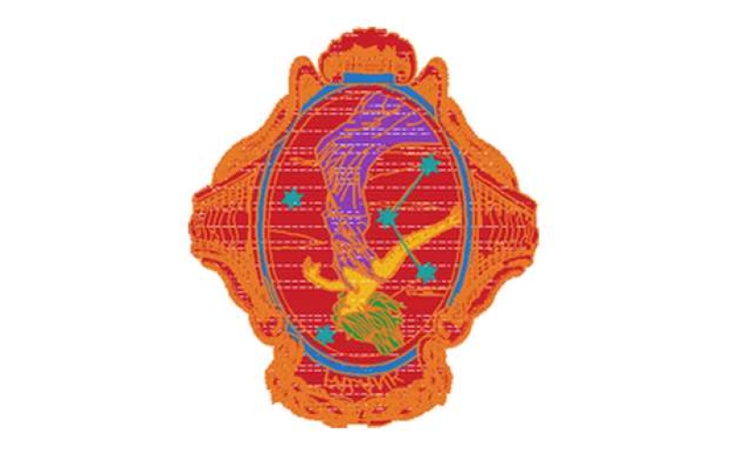 美人鱼星座徽章标志