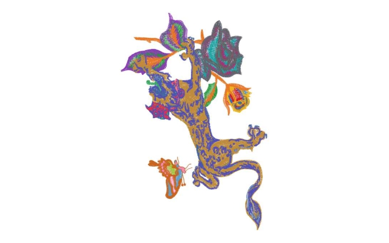 豹纹花卉
