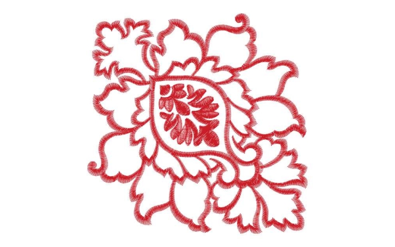 曲线花卉