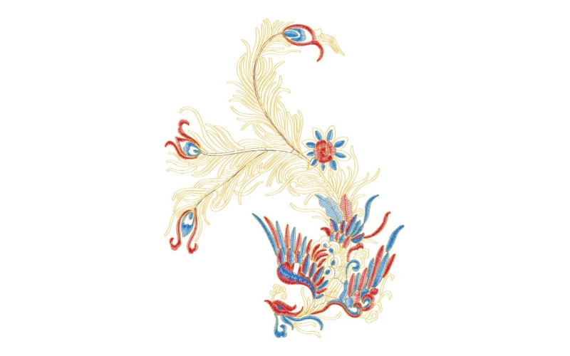 凤凰绳绣