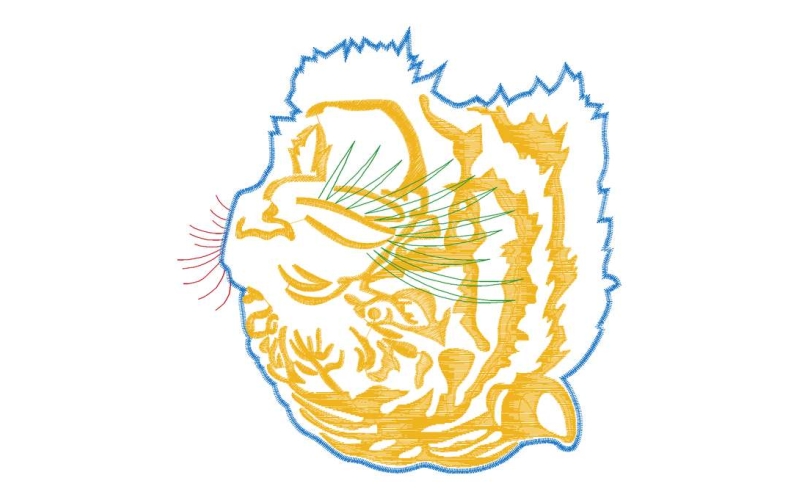 虎头图案