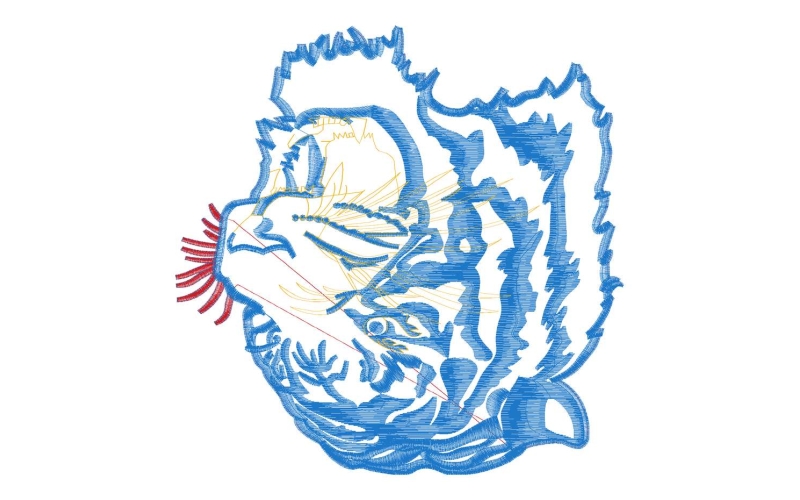 虎头图案