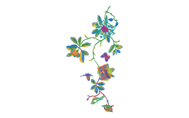 美丽花鸟