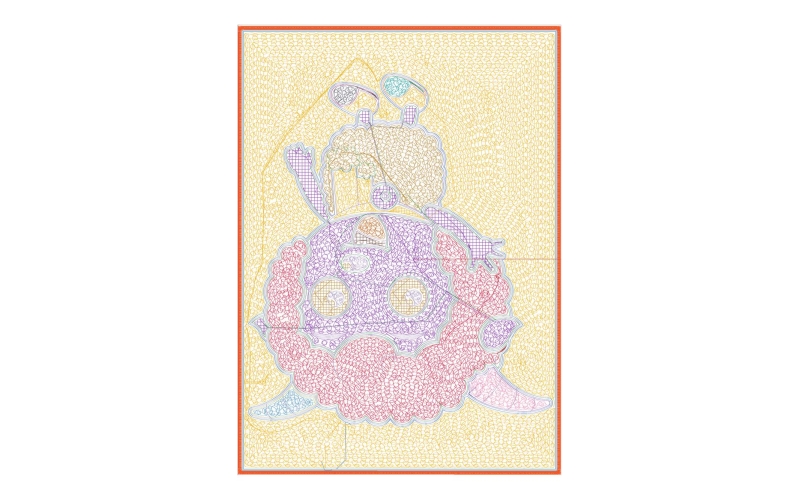 欢乐卡通链目绣
