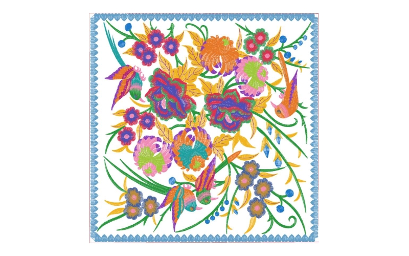 美丽花鸟