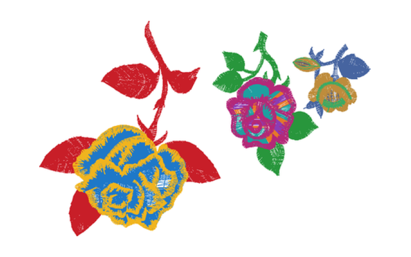 简约花卉