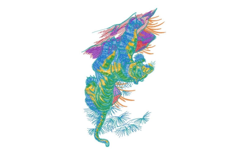 老虎图案