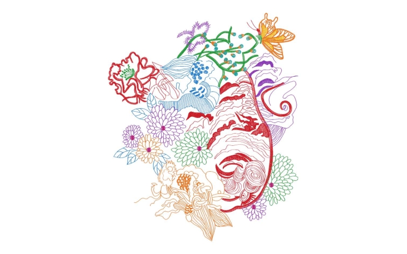 美丽花卉