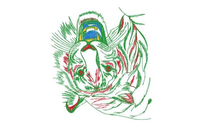 虎头图案