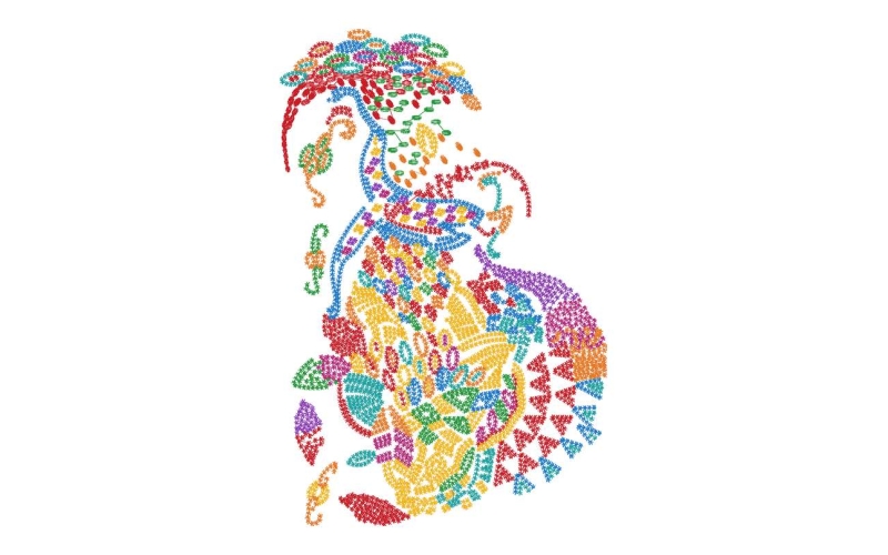 仿珠绣