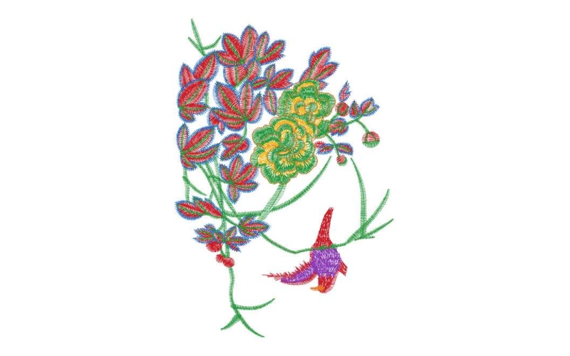 美丽花鸟